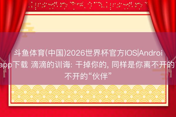 斗鱼体育(中国)2026世界杯官方IOS|Android手机app下载 滴滴的训诲: 干掉你的， 同样是你离不开的“伙伴”