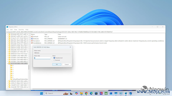 Windows 11果真荫藏了7种CPU性能样貌！只需修改注册表一个数 一键解锁电脑后劲